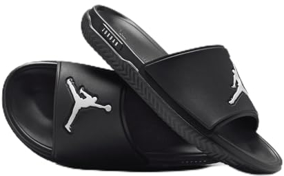 Nike Men's Jordan Jumpman Slide Sandal, Black/White, 9 UK