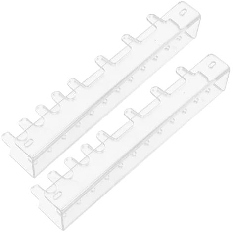 MAGICLULU 2stücke Wandmontierter Schmuck-organizer Hängender Schmuckhalter Für Ohrringe Und Halsketten Schmuck-aufbewahrungsregal Mit Transparentem Design Ohrring Und
