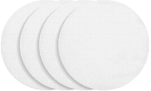 Cozylkx 4pcs Non Stick Silicone Steamer Mesh Mat, 25cm Round Bamboo Steamer Liners for Buns Dumpling Pastry Dim Sum Home Baking