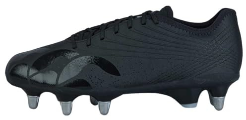 Canterbury Unisex Stamped Grndbrk Pro Stiefel, Schwarz/Silber-Metallic, 40 EU