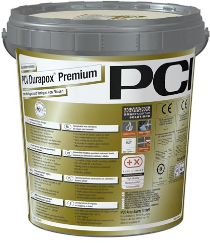 PCI Durapox Premium 5 kg Nr. 47 Anthrazit 2K-Epoxidharz-Fugenmörtel Verfugen Verlegen Fliesen Sika