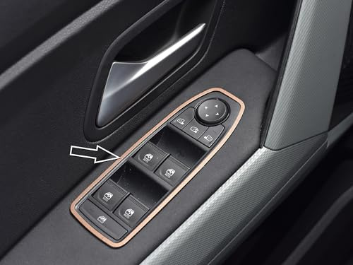 autoCOVR Steel Cover for 2024+ Dacia Duster III 3 (P1310) - Push Button Switches, Manual Operation, Copper-Brown