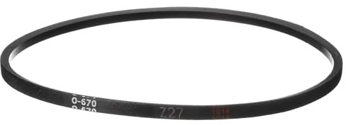sourcing map Z-27 Z Type V-belt 670mm/27 Inner Length x 0.39 Width x 0.24 Height, Z-type Closed-Loop Rubber Transmission Belt
