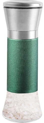 Sghtil Molinillo de pimienta manual, molinillo de pimienta, molinillo de chile ajustable, molinillo de especias, molinillo manual de pimienta y chile, botella de molienda para comino, chile seco