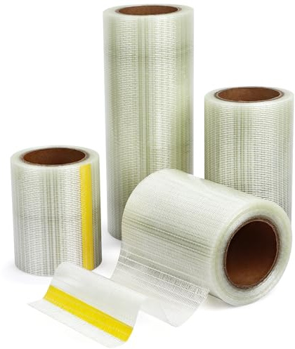 KOVSGQ Markisen Reparatur Klebeband Reparaturset Sonnenschirm Reparaturband Wasserdicht Transparent Weiß 10cmx7m für Segel lkw Bootsabdeckung Wohnmobil Abdeckung Riss Reparatur Pctch Kit