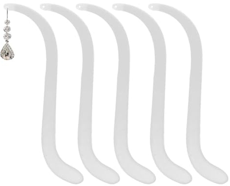 Ohrring-Ständer – 5 transparente Acryl-Sticks für Ohrstecker | Werkzeug zum Testen vor dem Kauf für Schmuck, Geschäfte und den privaten Gebrauch