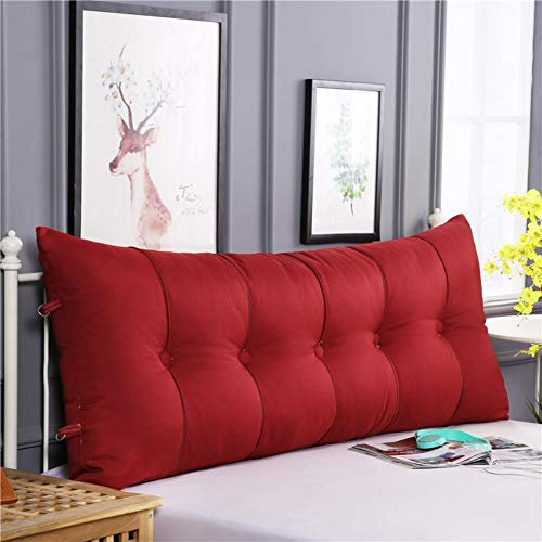 AMYDREAMSTORE Rechteckige Bett Rückseitige Kissen keilkissen, Dreieckige Lesung rückenlehne Polster Polstermöbel Für Sofa-Bett tagesbett-E 20x60x120cm(8x24x47)
