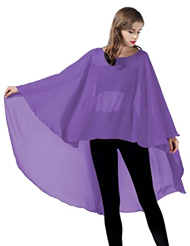 BEAUTELICATE Stola Damen Chiffon Schal Umschlagtücher Cape Elegant für Festlich Hochzeit Brautkleid Abendkleid