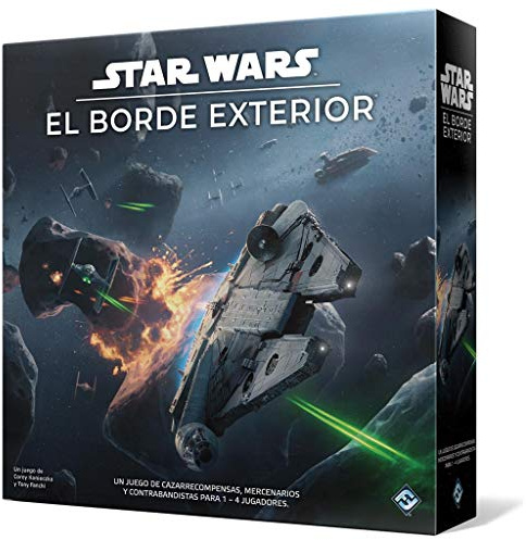 Fantasy Flight Games Star Wars: EL Borde Exterior-Brettspiel, Spanisch, Mehrfarbig (SW06ES), ab 14 Jahren