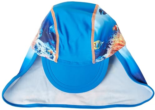 Playshoes Pojkar UV-skydd mössa undervattensvärld solhatt, blå, 53 cm