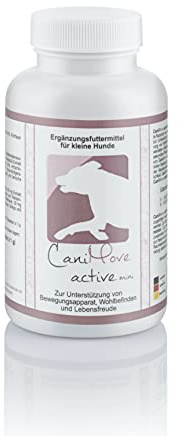 CaniMove Active mini (100 Tabletten für kleine Hunde) mit 10 Heilkräuter-Extrakten für Bewegungsfreude und Tierwohl - MHD-Aktion (11/26)