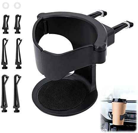 Portavasos para Coche,Ajustable,Multifuncional Portavasos para Automóvil,Universal Soporte para Botella de Bebidas,Soporte para Tazas en el Coche,para Botella,Latas de Bebidas,Tazas Termo,Camión,Barco