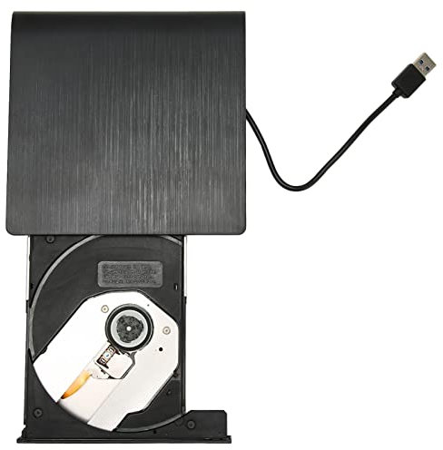 Yitre Lecteur de DVD Externe, Graveur de DVD Externe USB3.0 Capacité de Correction d'erreur à Faible Bruit pour Les Ordinateurs de Bureau