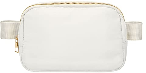 XZQTIVE Bauchtasche für Damen Gürteltasche Brusttasche Herren Mode Hüfttaschen Crossbody Bag Handytasche Umhängetasche mit verstellbarem Riemen,Wollweiß