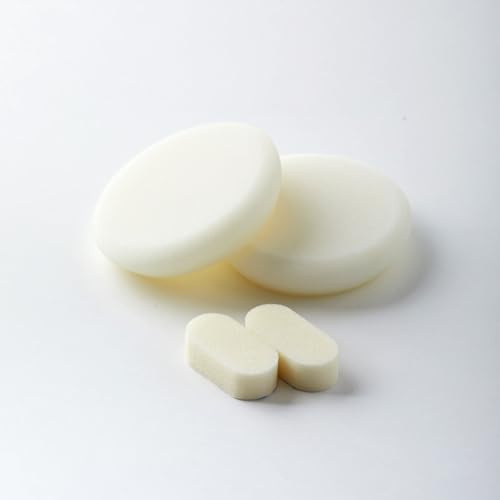 YAXI Ohrpolster + Kopfbandkissen für Koss Portapro, Cremeweiß