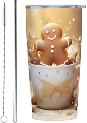 Vasos personalizados, tazas de acero inoxidable personalizadas de 20 onzas, taza de café de viaje aislada con tapa y botella de agua con pajita, regalo personalizado para familiares y amigos, taza de