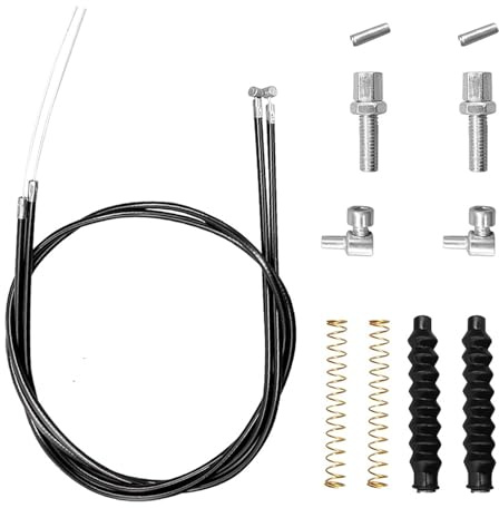 Kit di cavi del cambio universale per bicicletta, 12 pezzi, cavo del freno, cavo del freno, deambulatore, ricambio per bicicletta, cavo del cambio, passacavi per bici da corsa