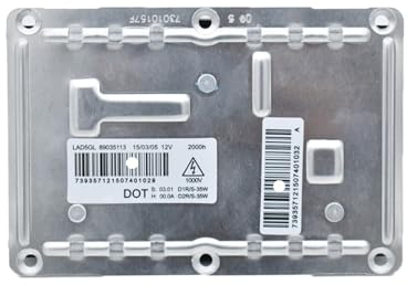Xenon Vorschaltgerät Kompatibel mit Volvo für S60 2003 2004 2005 2006 8E0907391A 3D0907391B LAD5GL HID XENON BALLAST ZÜNDER D1S D2S D2R 4-polig 12 V