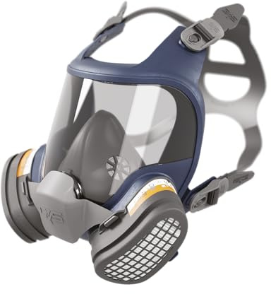 GVS Masque complet Elipse A1P3, taille unique, avec filtres A1P3 remplaçables inclus