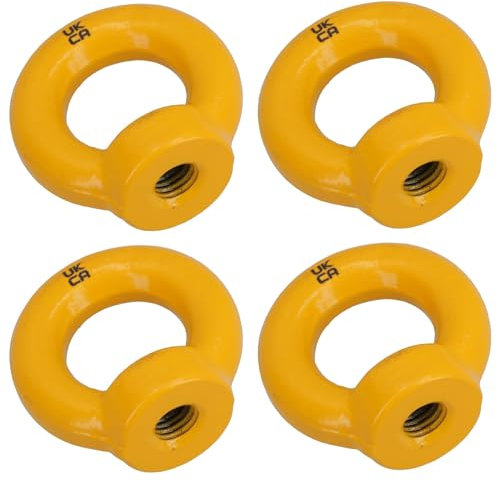 Ringmutter-Verschluss, 12 mm, metrisch, hochfest, 2,0 Tonnen Kapazität, 4 Stück
