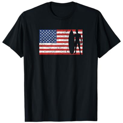Surfer Surfen Surf Wave Board Beach California Swim T-Shirt
