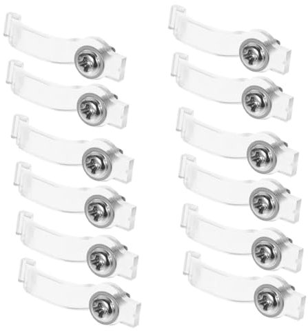 Alipis 200 Clips De Fijación Soporte Montaje Luz Clips Resorte Empotrada Focos Luz Ventana