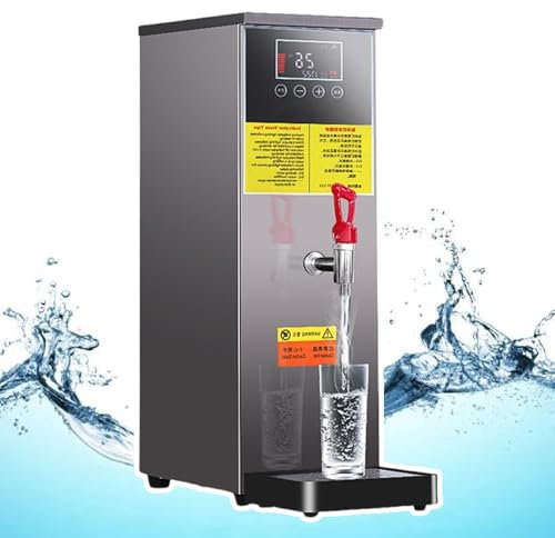 YXFAZPP Automatic Water Heater, Commercial Water Heaters,25l/40l/50l Water Boiler, Stepping Type Boiling Water Machine, Lcd Display, Automatic Water Inlet (Black 50l)