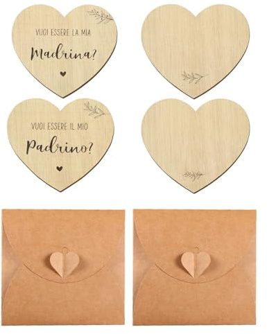 KEMUZ 2Pcs Holzkarten Patentante und Patenonkel Fragen Möchtest du meine Patentante mein Patenonkel werden Schwangerschaft verkünden Taufpatin Geschenk Taufpaten Geschenkideen für Geburt Taufe