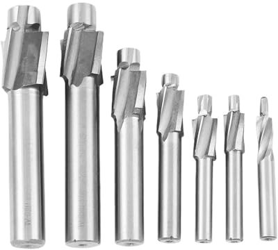 1 jeu de fraises à rainurer, fraises à lamer M3 à M12, outil de rainurage pilote en acier rapide