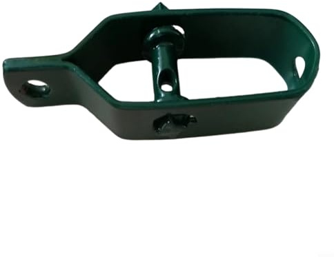 Verzinkter Stahldrahtspanner für Gartenzaun, grün beschichtetes Metallgitterspanner, rostbeständiges Zaunzubehör für Maschendraht, 105 mm, 1 Pack(A)