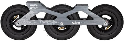Powerslide Nordic Inline Skates Aluminium Schiene SUV 125, inkl. Luftreifen und rostfreien Kugellagern