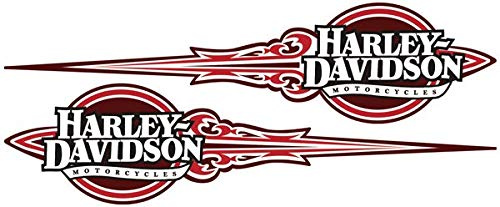 Stickers rétro réfléchissant pour Casque Harley Davidson latéraux Fuse (Pack de 2)