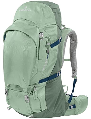 Ferrino Damen Women's Backpack Transalp 50 Trekkingrucksack Grau/Grün 50 l