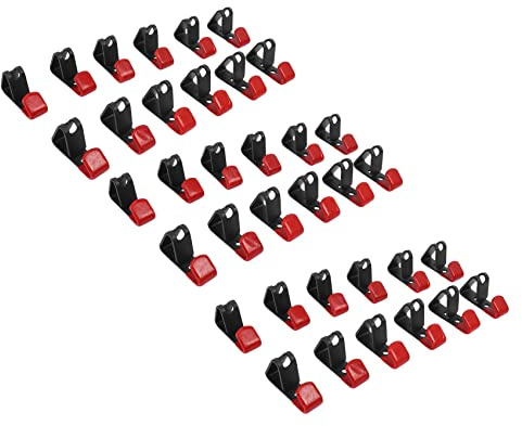 Cusstally 36x Pneu Roue Jante Moyeu Suspendu Crochet en Métal Support en Métal Magasin Présentoir Support Crochet de Course