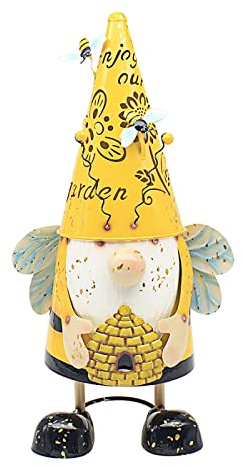 L & P Home & Gifts Ornamenti, Metallo, Gnomo Api, Taglia Unica