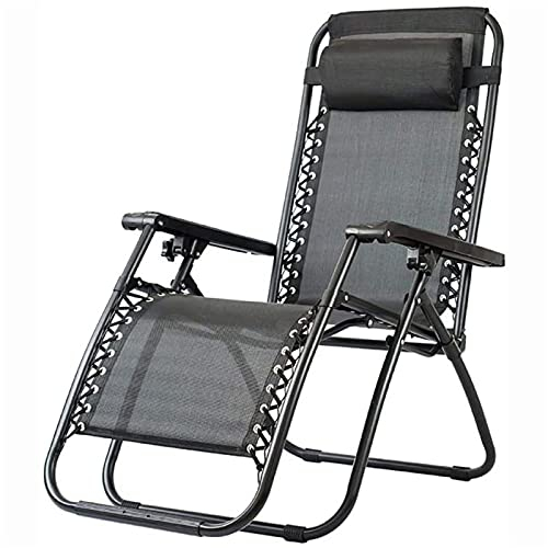 CCYENG Liegestuhl, Outdoor-Freizeit-Strandstuhl, Vierkantrohr, Faltbarer Rohrrohr-Loungesessel, Mittagspause, Rückenstuhl, Bürostuhl