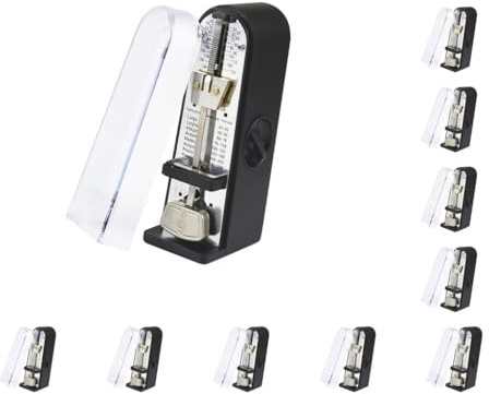 10 Set Exquisite Gitarre Kompakt Mechanisch Rhythmus Metronom Universal Kunststoff Tick-tock Tuner Home Drum Violine Ukulele Musical