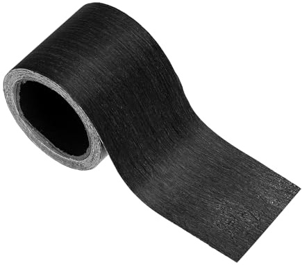 PATIKIL Cinta de Reparación de Grano de Madera 2 x16ft Cinta Adhesiva Autoadhesiva con Textura Realista para Reparar Pisos Puertas Mesas Armarios Escritorios Madera Negra