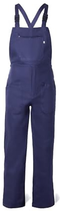SADISRLS Salopette Da Lavoro Uomo In Cotone Massaua Blu, Pantaloni Da Lavoro Con Tasche, Tuta Da Lavoro 44-64 (IT, Numero, 64, Regular, Regular, Blu)
