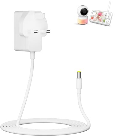 Charger for Vtech Baby Monitor VM5463/5463-2 VM3250/3250-2 VM3254 DM221/223 | Replacement Power Adapter Compatible with Parents Unit Video Cameras, 5V, AC Power Supply