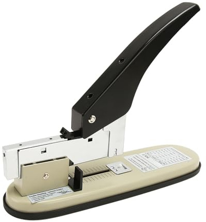 Tissting Heavy Duty Stapler 210 Sheet Capacity with 100 Pins Office Binding - High Capacity Stapler for 23/8 and 23/24 pins Ideal for Office School and Home use with Ergonomic Design and Nonslip Pads