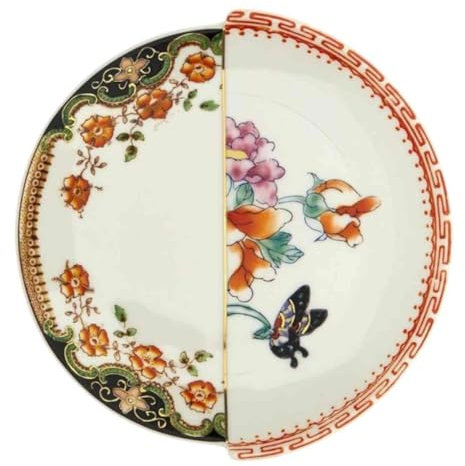 SELETTI PIATTINO PORCELLANA HYBRID CM 15 ZERMUDE