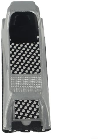 Sleek Metal Body Rasp Plane with Stainless Steel Blade Perfect for Precision Edge Work in Wood Projects (A)