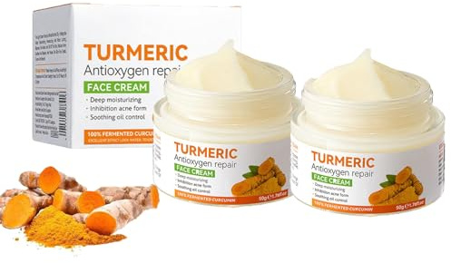 Gurkmeja Lightening Cream, Gurkmeja Anti-Aging Cream, Fuktgivande ansiktsvård, Anti-oxidation, Fuktgivande, Anti-Bruna fläckar (2)