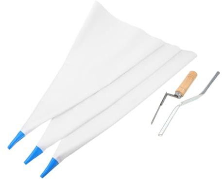 WATIIFUFU Bolsa de Mortero Resistente para Mampostería con Punta Metálica Sellado Hermético Anti-humedad para Aplicación Precisa Azulejos para Exteriores y Decoración Profesional