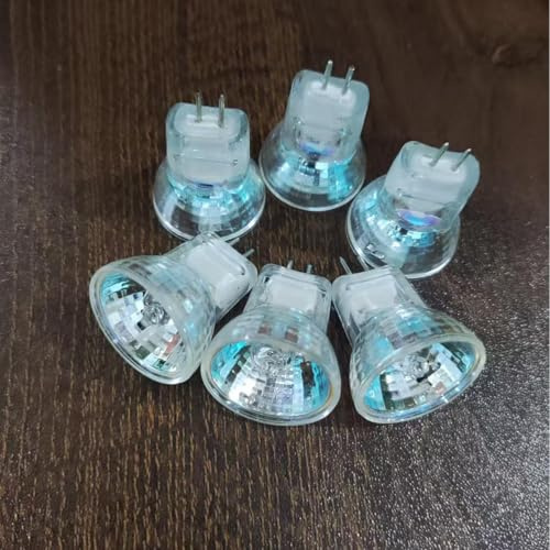 BLOMDE MR8 Halogenlampe, warmweiß, dimmbar, hoher Lichtstrom (CRI 100), für Halogen-Schienensysteme, Pendelleuchten, Schrankleuchten (6 Stück/12 V 20 W)