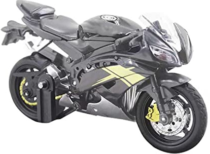 Naroote Modelo de Juguete de Motocicleta de Aleación Educativa 1:18 con Rueda Delantera Giratoria para Niños, Decoración del Hogar