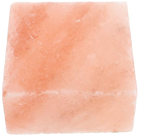 Toddmomy Blocchi di sale minerale rosa per bestiame, snack da masticare naturali con corda per capre, cervi e alpaca, blocco di sale himalayano facile da leccare 4x4x2 pollici