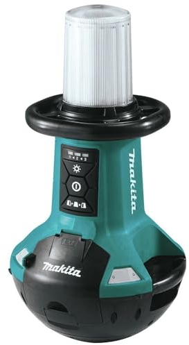 Makita LED-Flächenbeleuchtung (Selbstaufrichtender LED-Baustrahler zur optimalen Ausleuchtung des Arbeitsplatzes) DML810