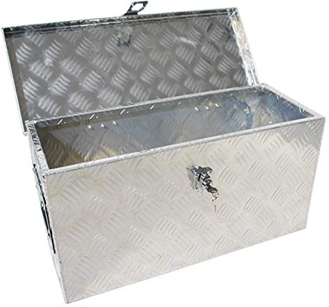 HELO Truckbox Transportkiste Alubox Transportbox Werkzeugkiste Transport Kiste Box versch. Ausführungen (A2 (60cm/25cm/30cm))